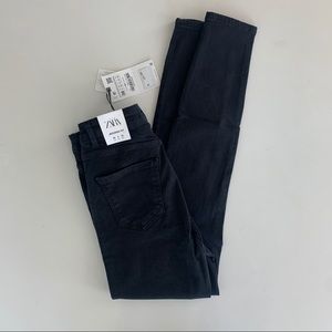 Zara Jeans Black New With Tags Skinny Jegging Fit